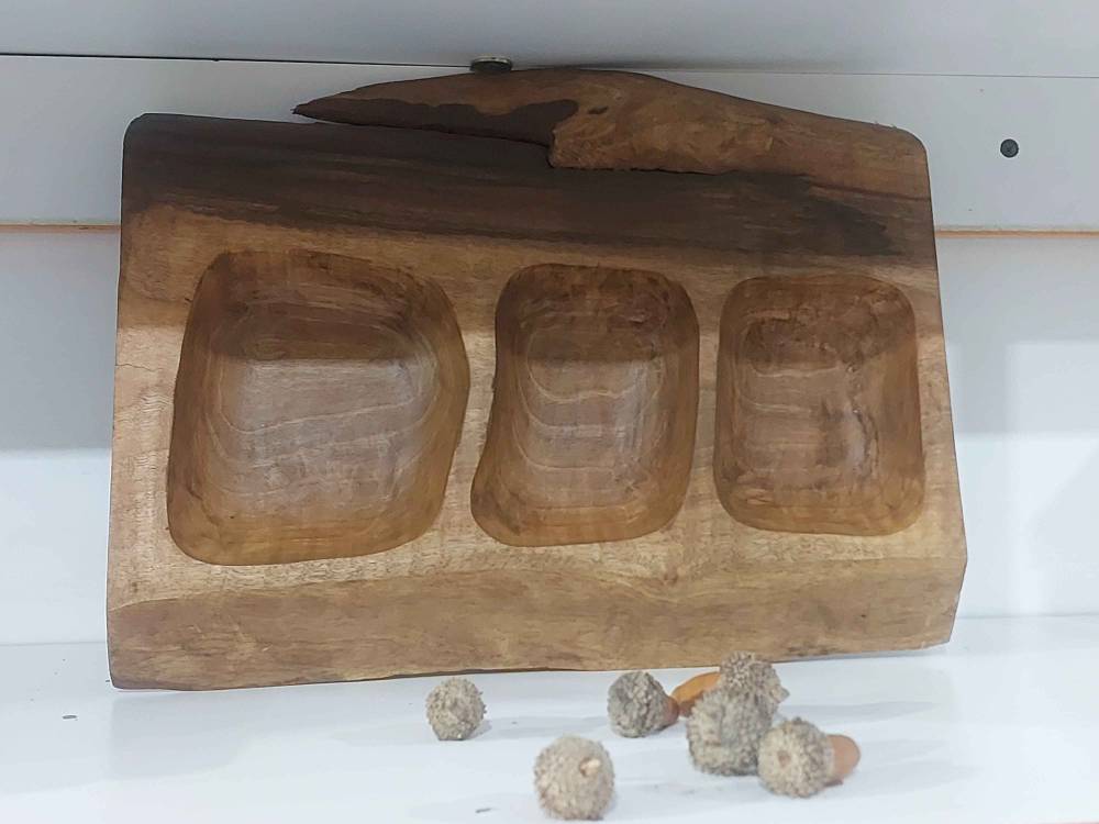 اردو خوری با چوب گردو دست ساز